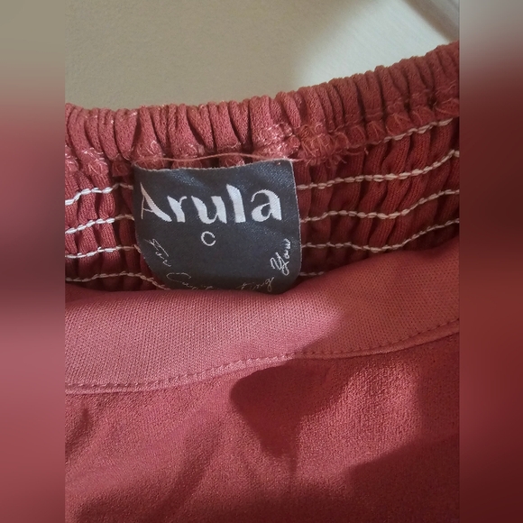 ARULA Mauve Ruffle Mini Dress - Picture 4 of 5